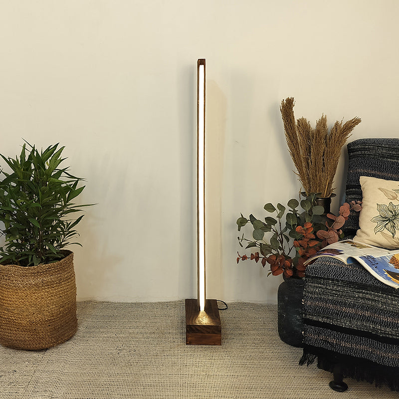 Emporio Wooden LED Floor Lamp media 6