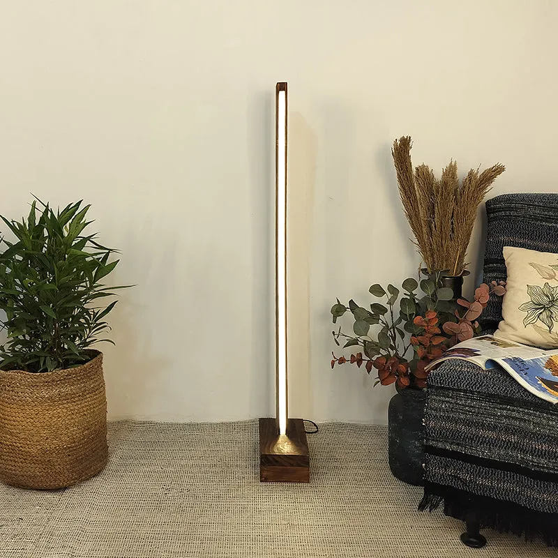 Emporio Wooden LED Floor Lamp media 6
