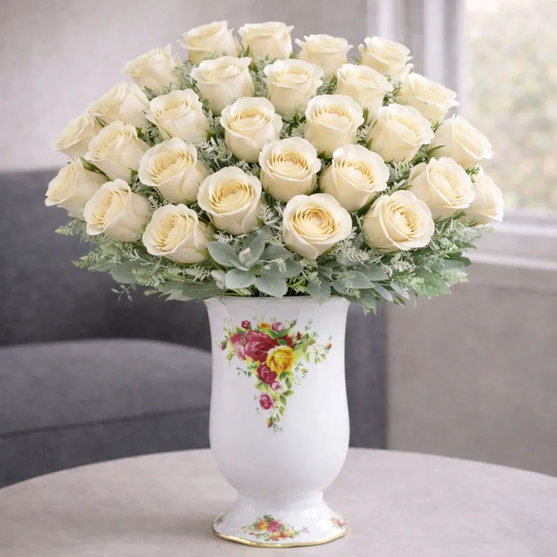 Florencea Artificial Polyester Flower - Set Of Four media 1