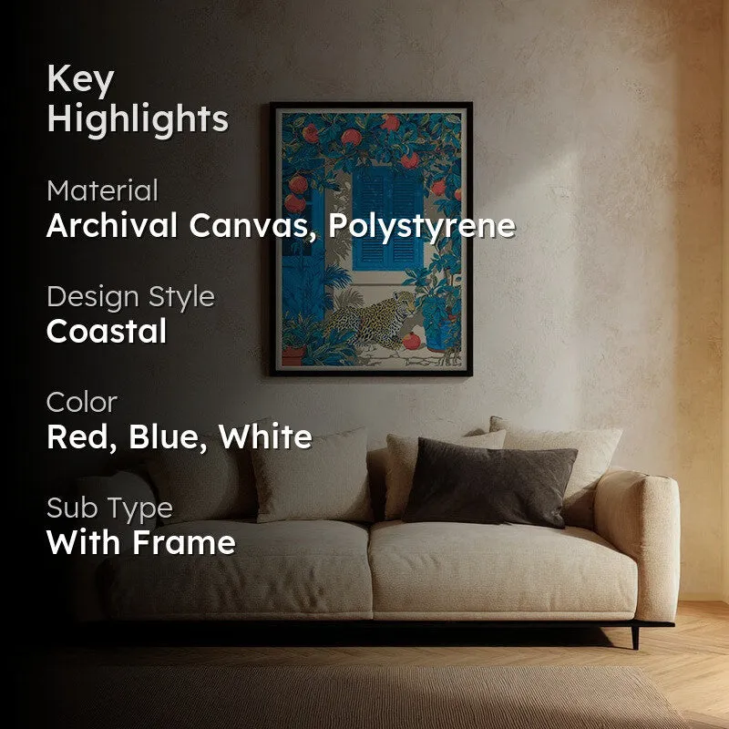 Heritage Home Canvas Wall Painting - Black Frame media 2