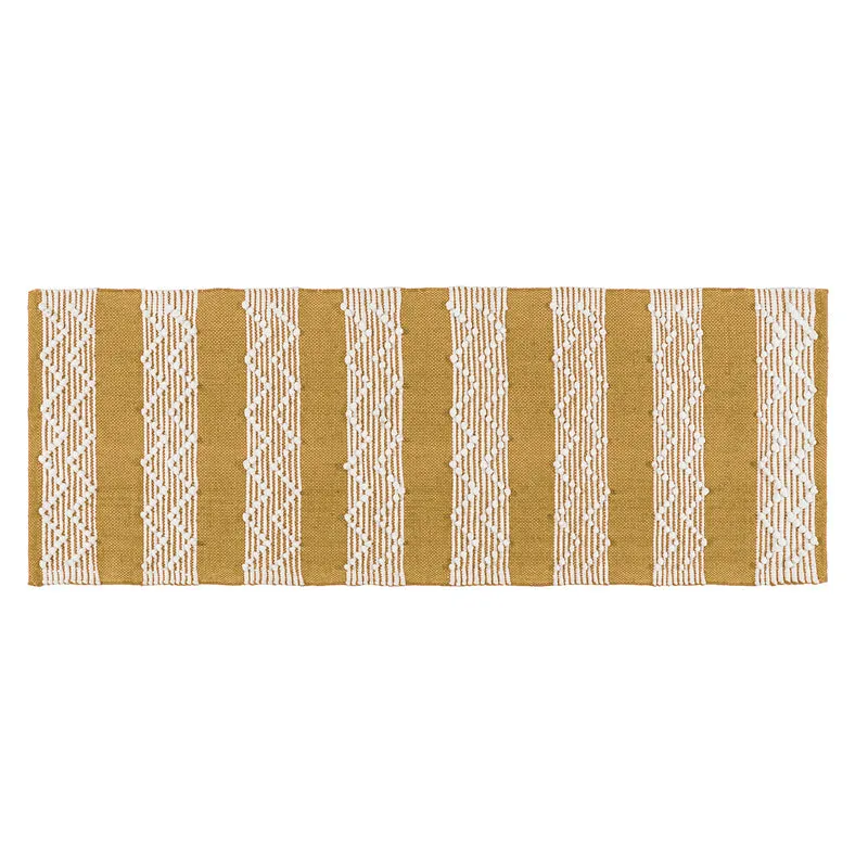 Weavax Cotton Runner Rug - Yellow media 1