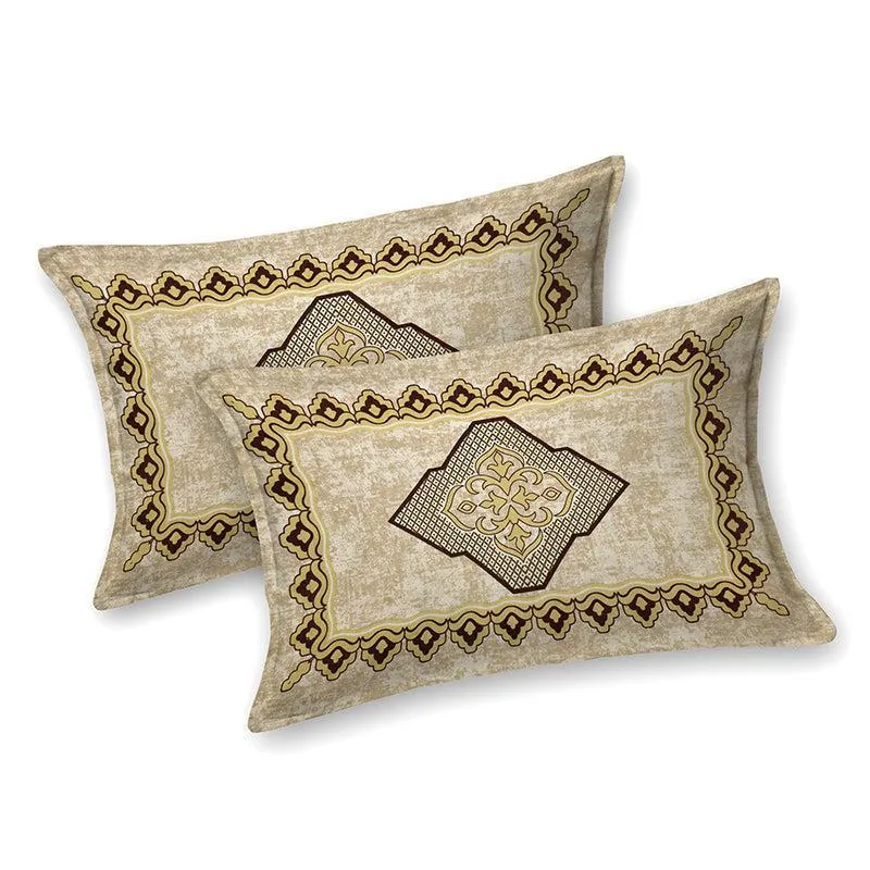 Mishti Dreams Geometric Cotton Bedsheet(Yellow) - 150 TC media 7