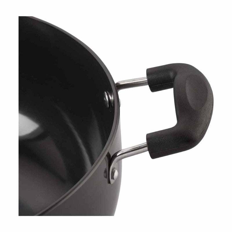 Vinod Cenric Hard Anodised Kadhai With Lid - 1600 mL/7 Inches media 9