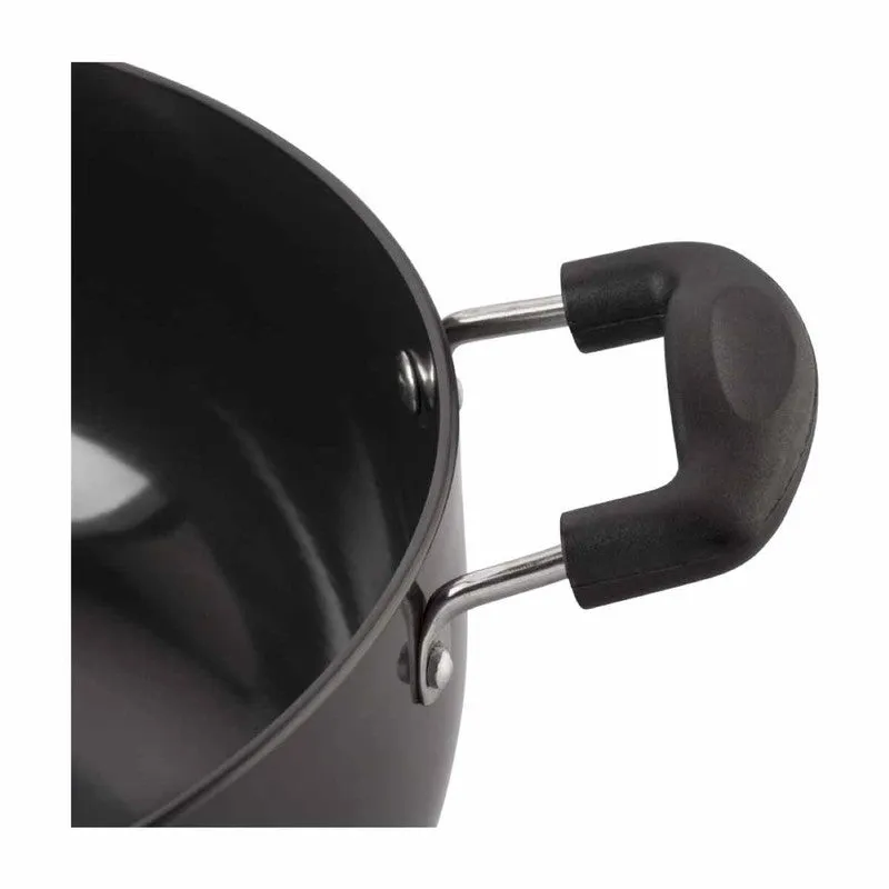 Vinod Cenric Hard Anodised Kadhai With Lid - 1600 mL/7 Inches media 9