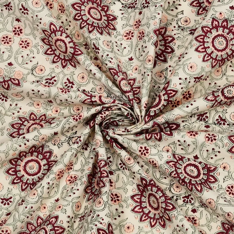 VirasatFloral Cotton Bedsheet - 200 TC media 7