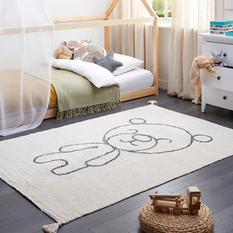 Teddy Step Tufted Cotton Area Rug media 3