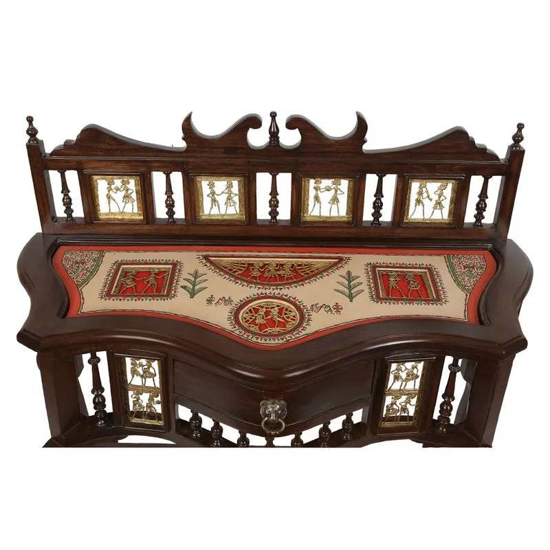 Royal Teak Wood Console Table media 5