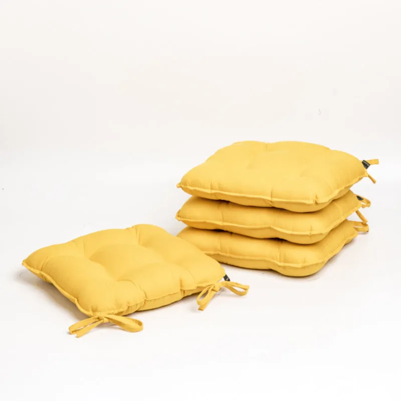 Sylvia Chair Pad (Mustard Yellow) - Set Of Four media 4