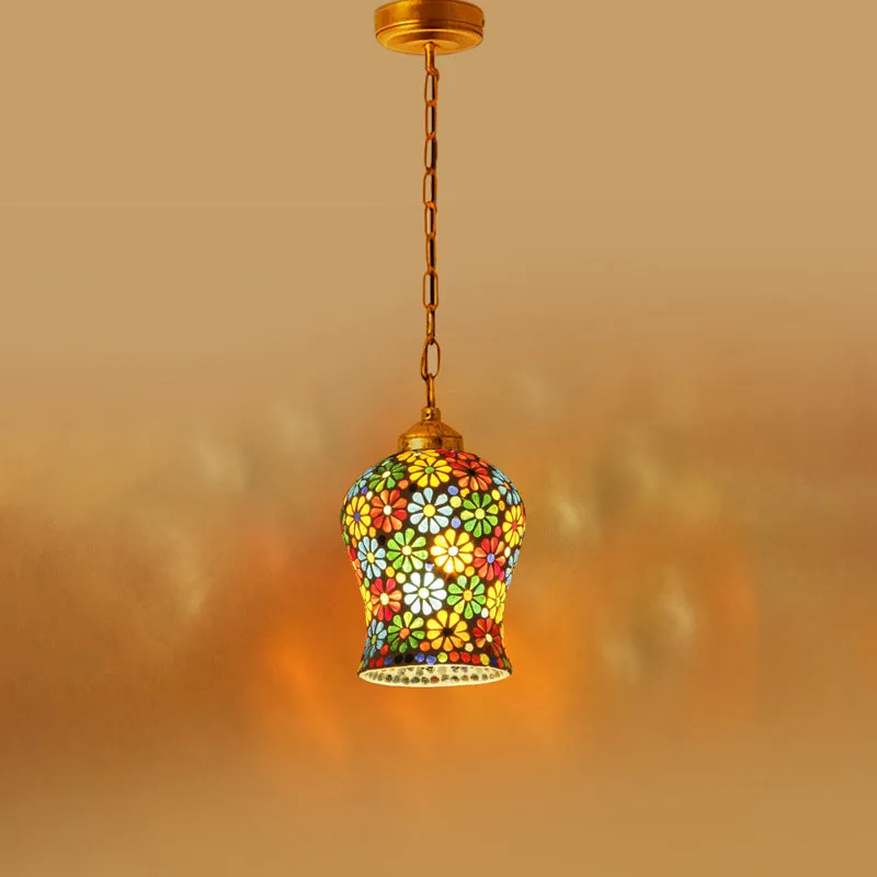 Mosaic Multi Glass Ceiling Lamp media 6