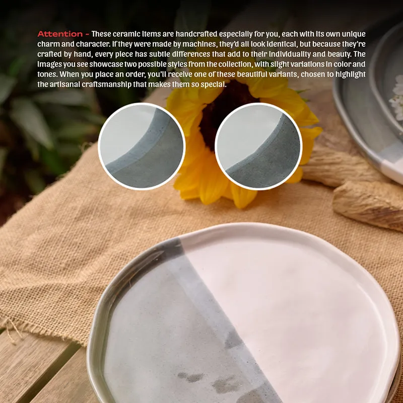 Cüraa  By YFL Home Eclipse Dinner Plate media 4