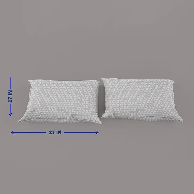 Miniature Motif Ethnic Cotton Bedsheet (Cream) - 400 TC media 8