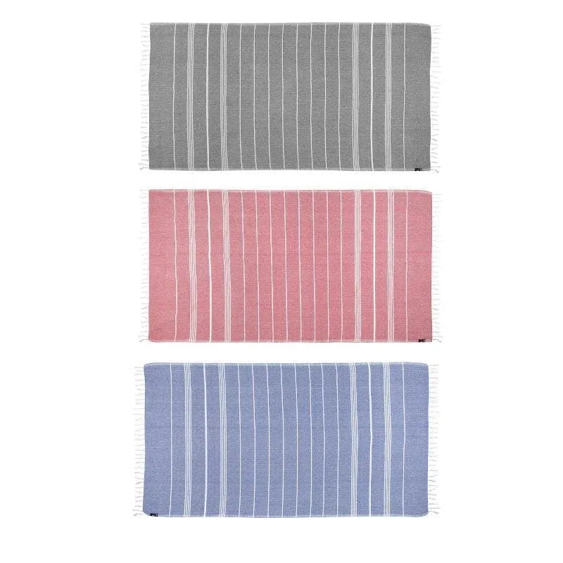 Pure Delight Bath Towels (Blue,Peach) media 3