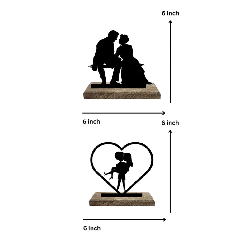 Eternal Love Showpiece - Set Of Two media 7