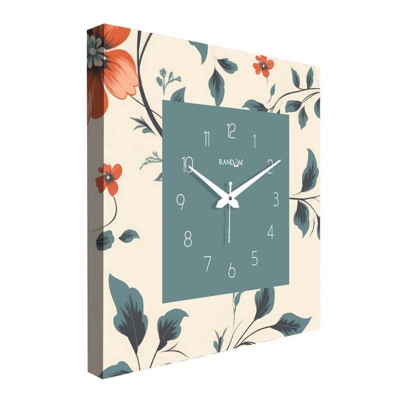 Floral Spread Wall Clock media 4