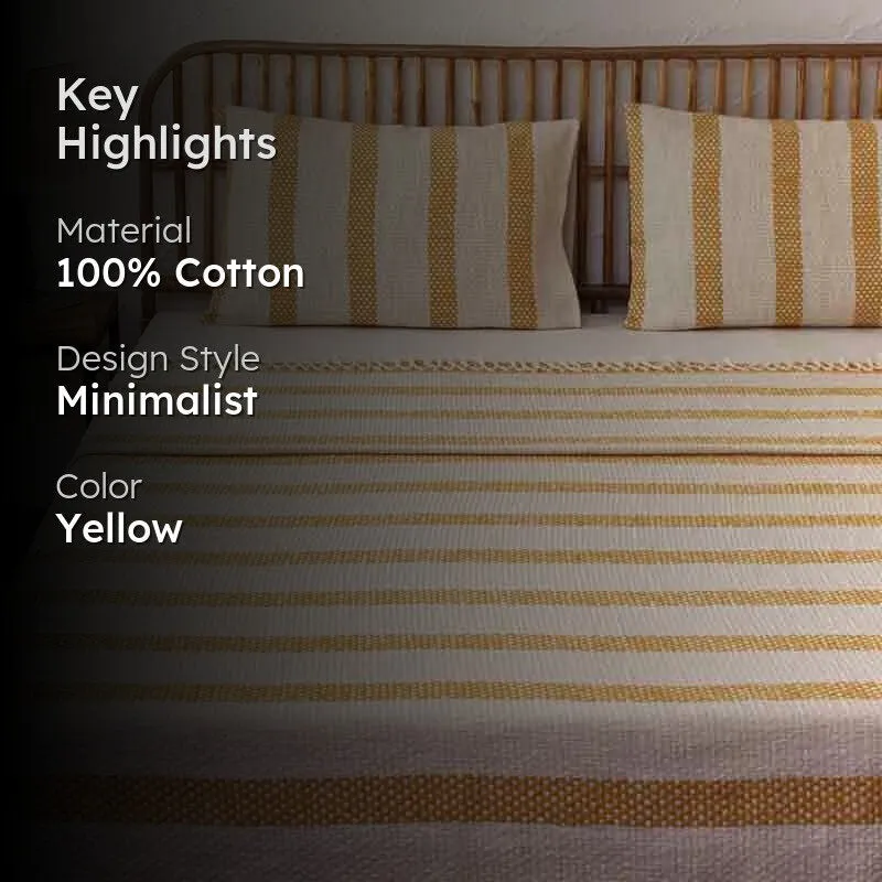 Shivalik Bedcover - Yellow media 2
