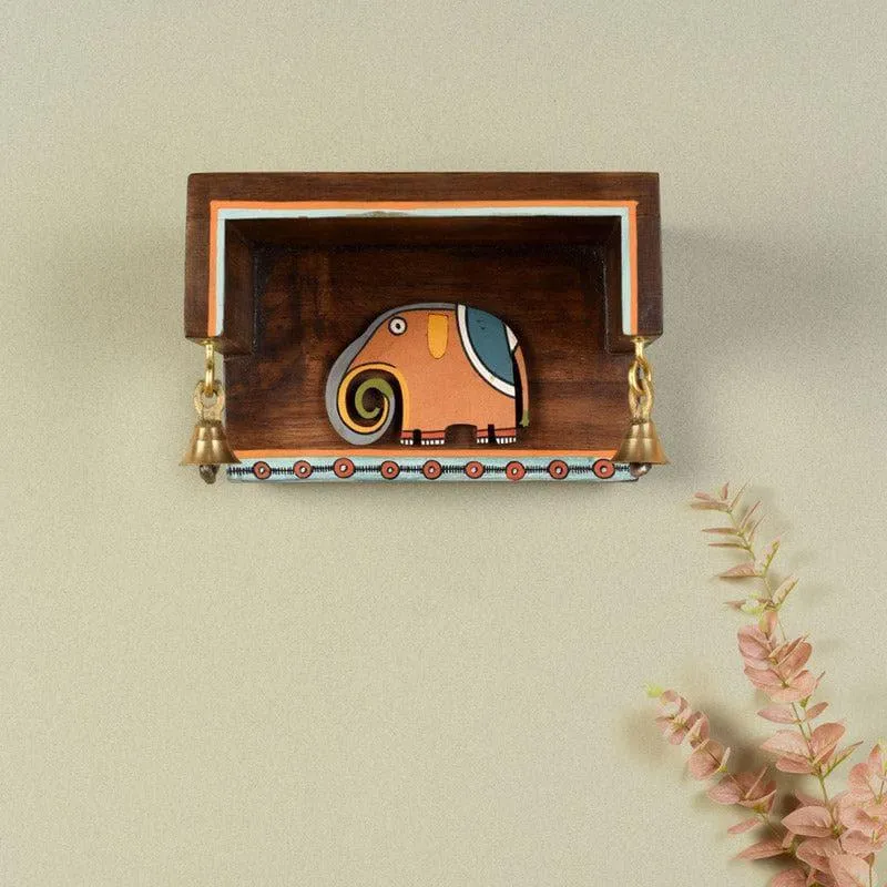 Gajendra Ethnic Wall Shelf media 1
