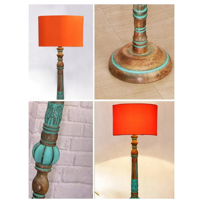 HaloCylinder Light Floor Lamp (Orange) media 6