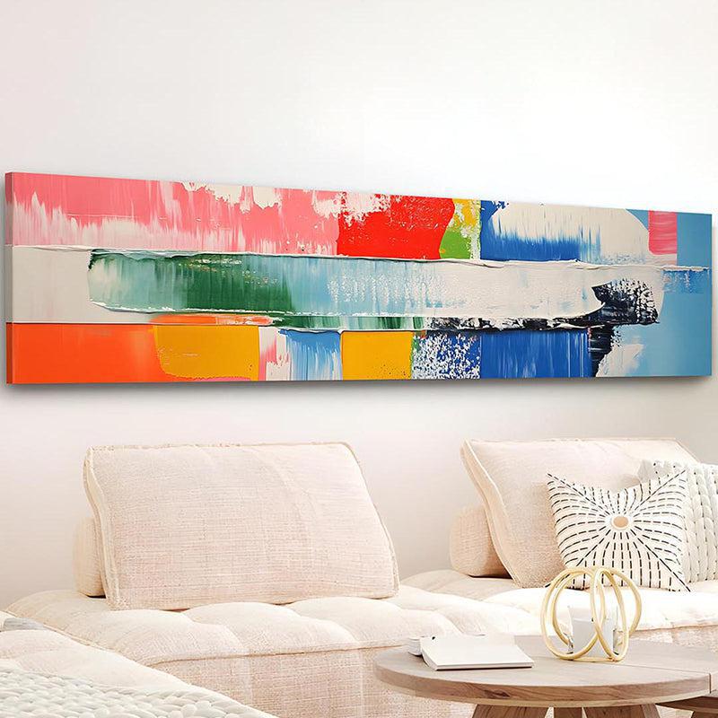 Chromatic Symphony Abstract Canvas Wall Art media 2