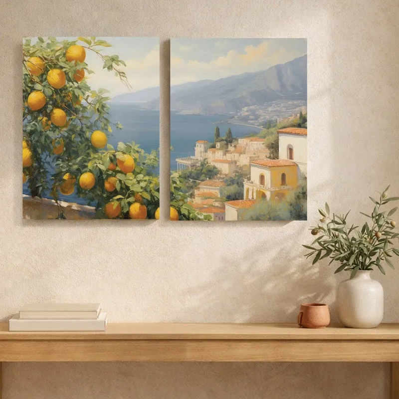 Zesty View Canvas Wall Art - Set of Two media 6