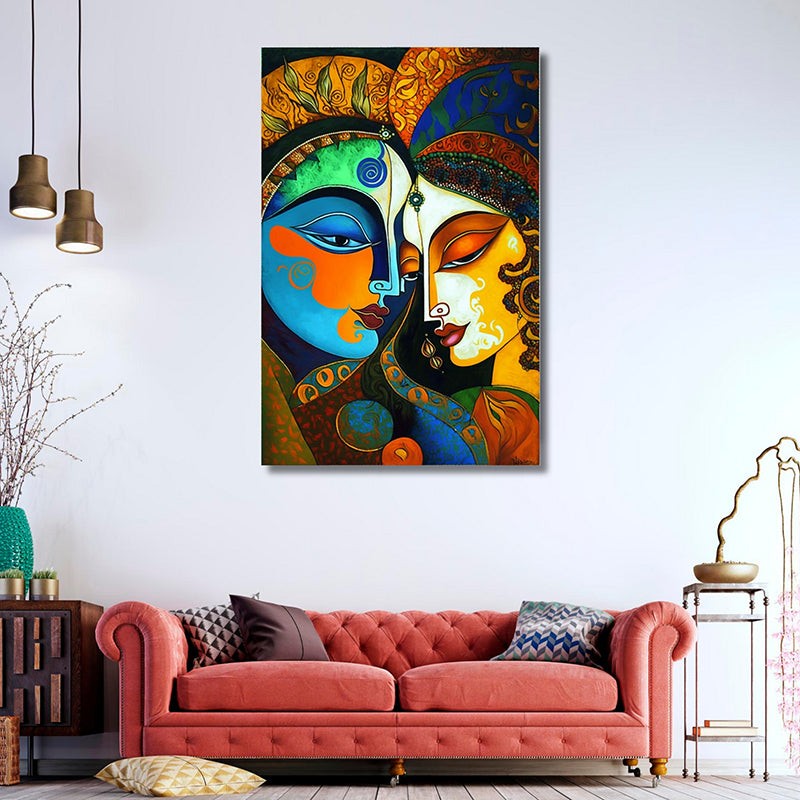 Vibrancy Of Love Wall Painting