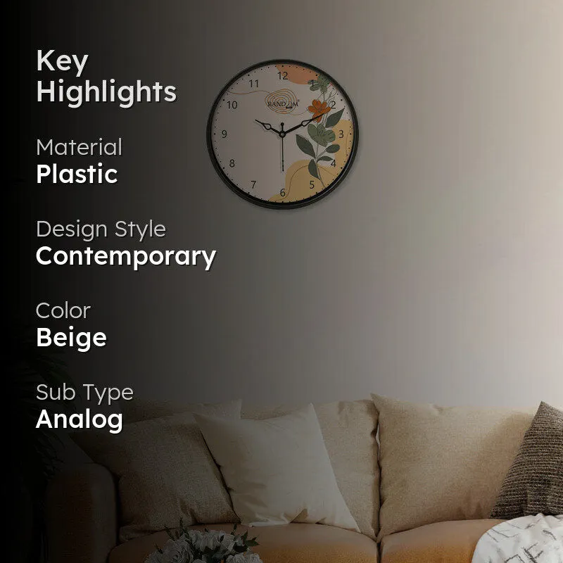 Evander Sweep Silent Wall Clock media 2