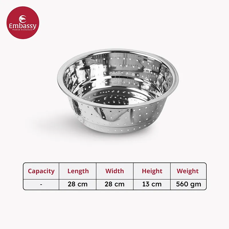 Drizzle Drain Stainless Steel Strainer - 28 CM media 7