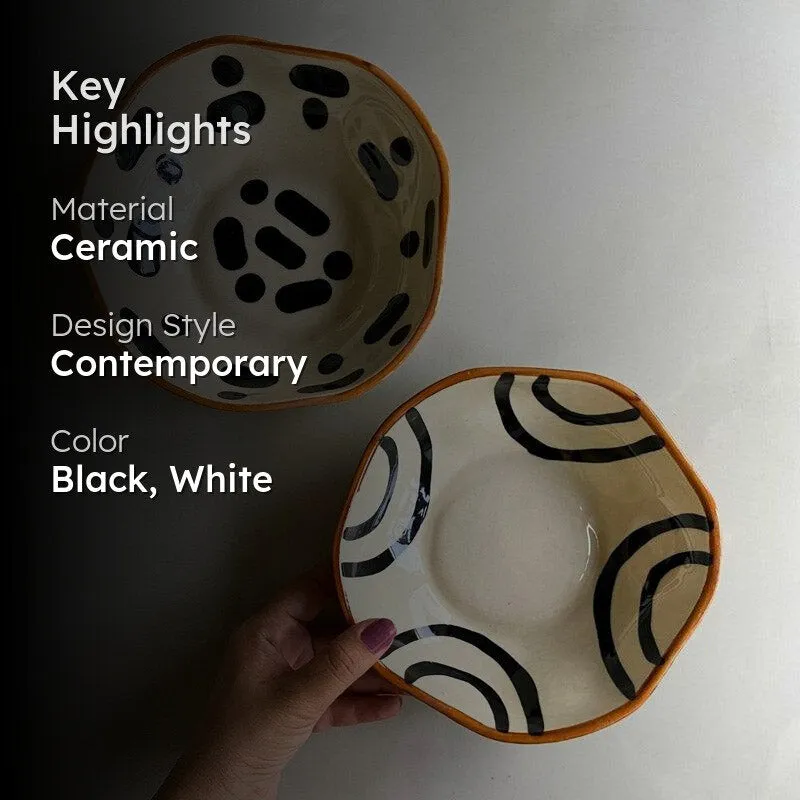 Stroke Seam Serving Bowl (500 ML) - Set of Two media 2