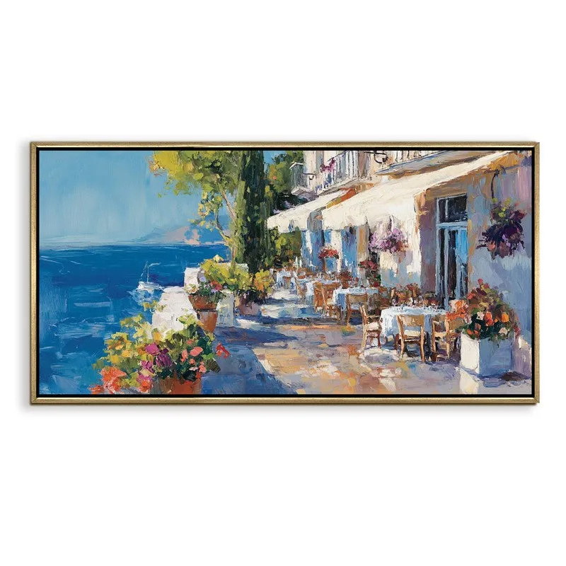 Riviera Light Canvas Wall Painting With Frame media 3
