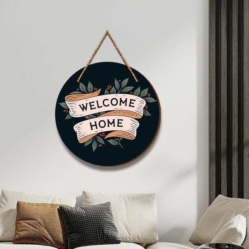 Bienvenue MDF Wall Hanging media 4