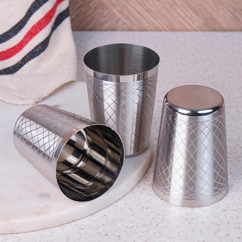 Tagis Stainless Steel Tumbler (300 ML) - Set Of Six - 300 ML