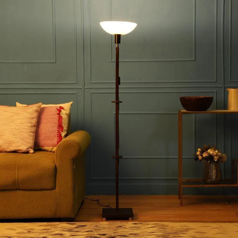 Corvina Black Mara Floor Lamp With Shelf media 1