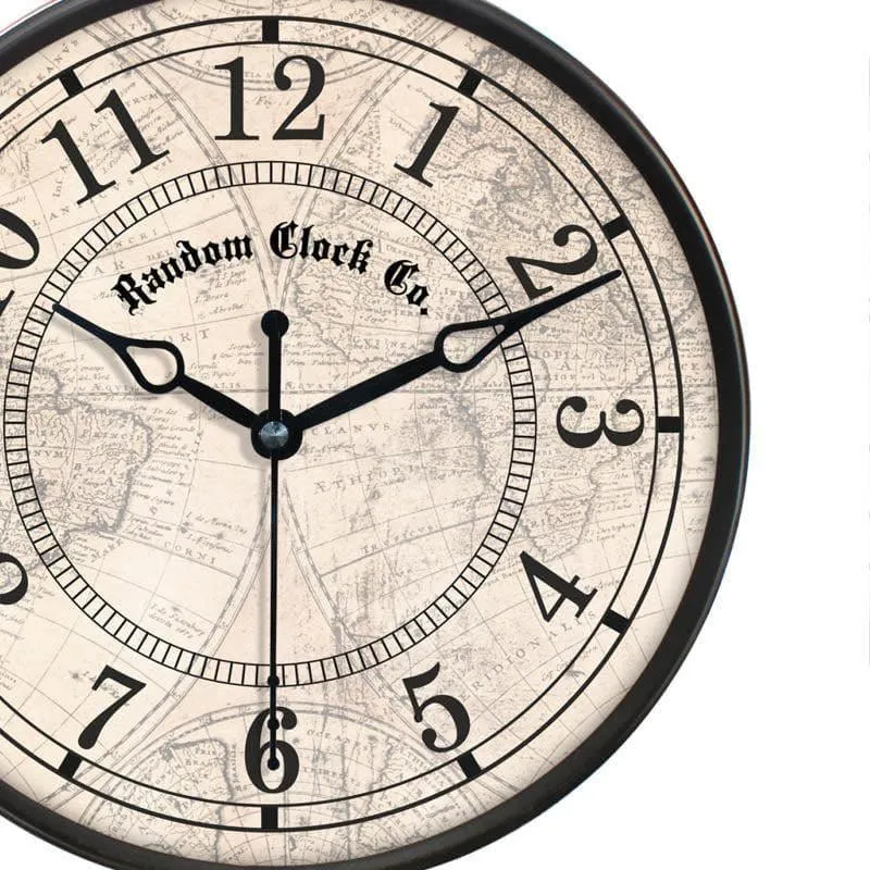 Huntley Double Sided Vintage Station Clock media 5