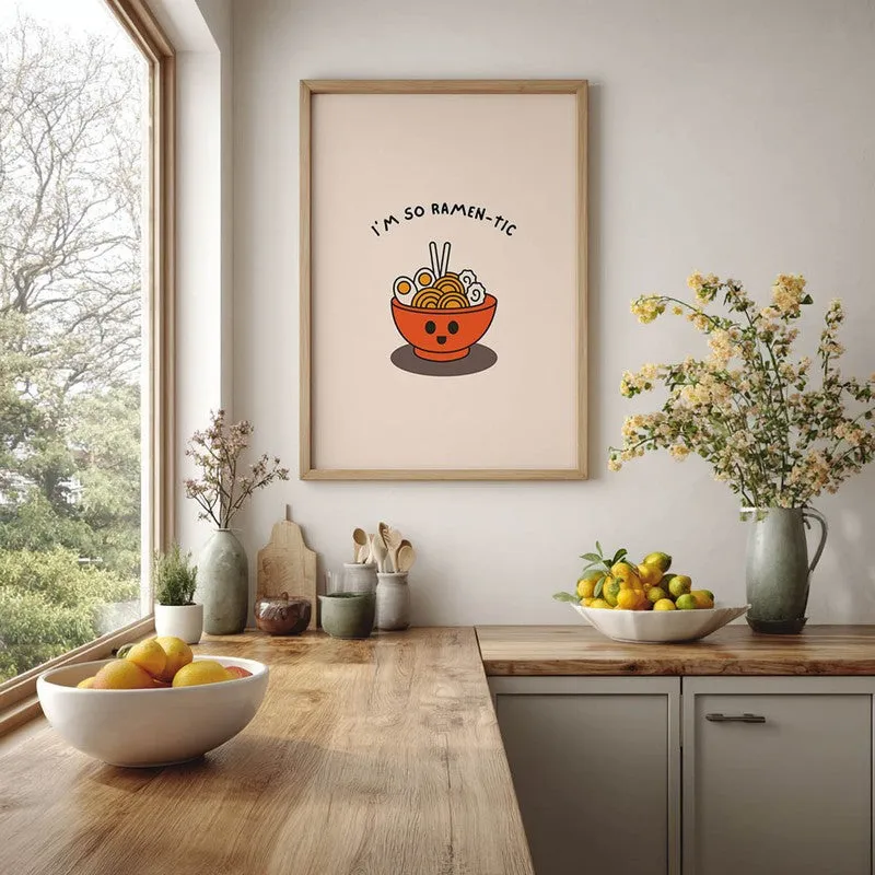 Calm Cuisine Archival Canvas Wall Art - Brown media 5