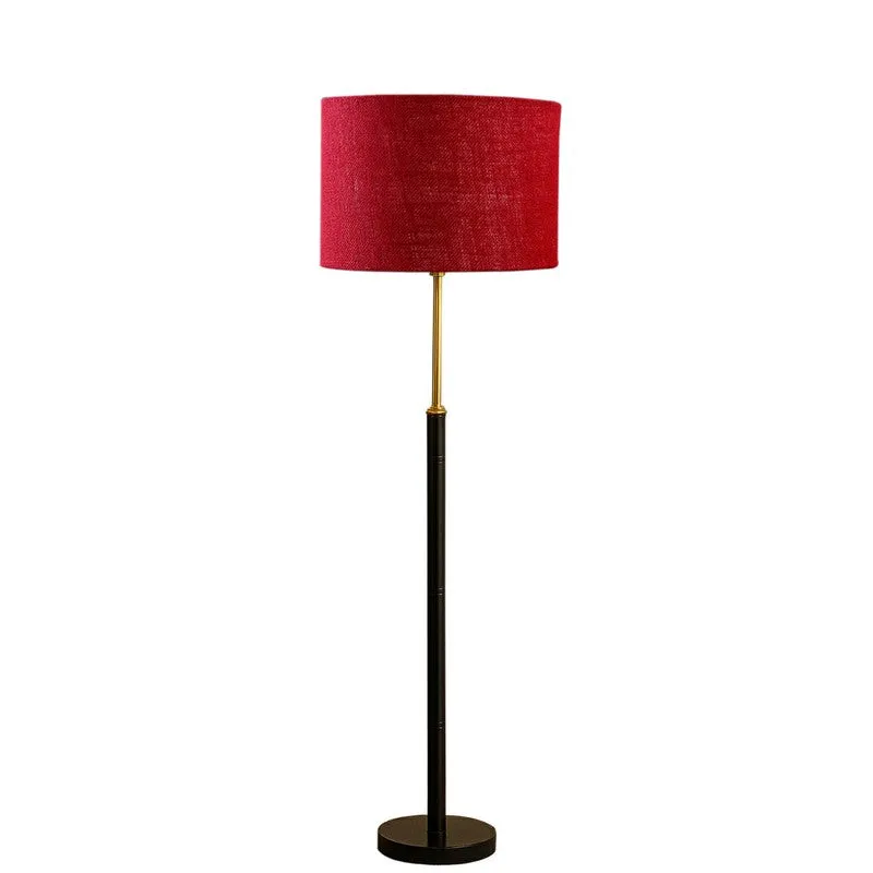 Horizon Curve Wooden Floor Lamp - Red media 5