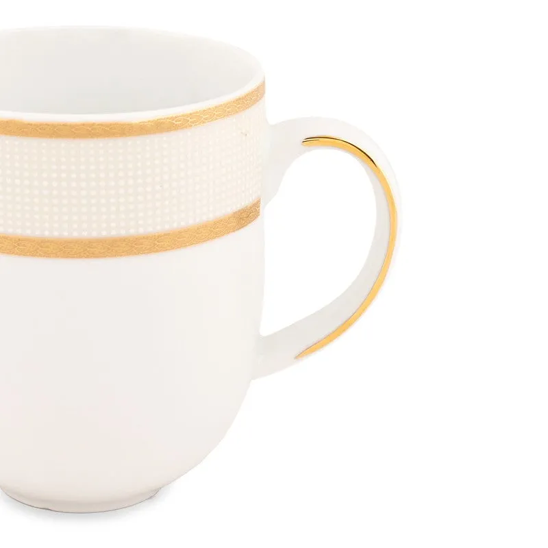 Classic Sip Porcelain Coffee Mug (300 mL Each) - Set Of Two media 7