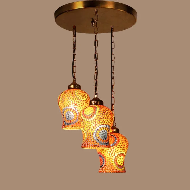 Tintara Glow Glass Ceiling Lamp - Multicolor media 4