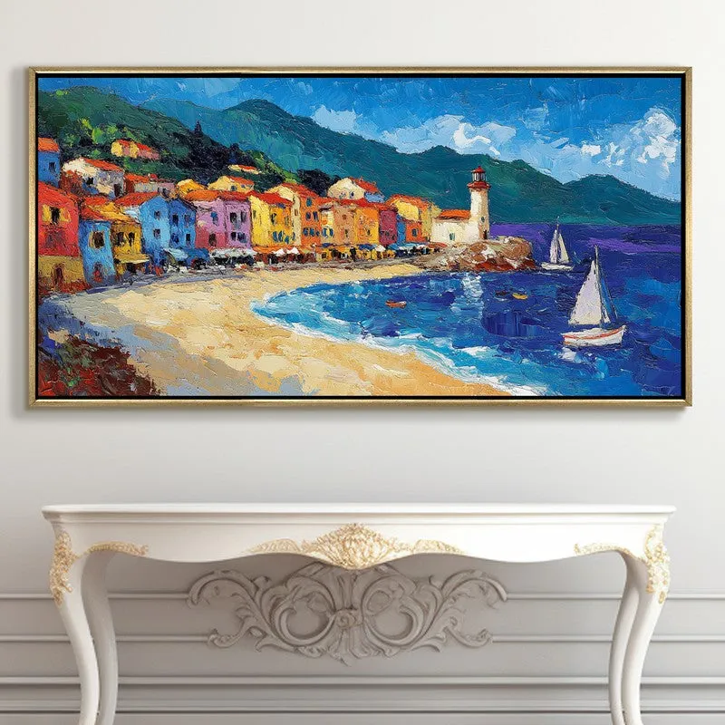 Coastelle Canvas Wall Painting With Frame media 5