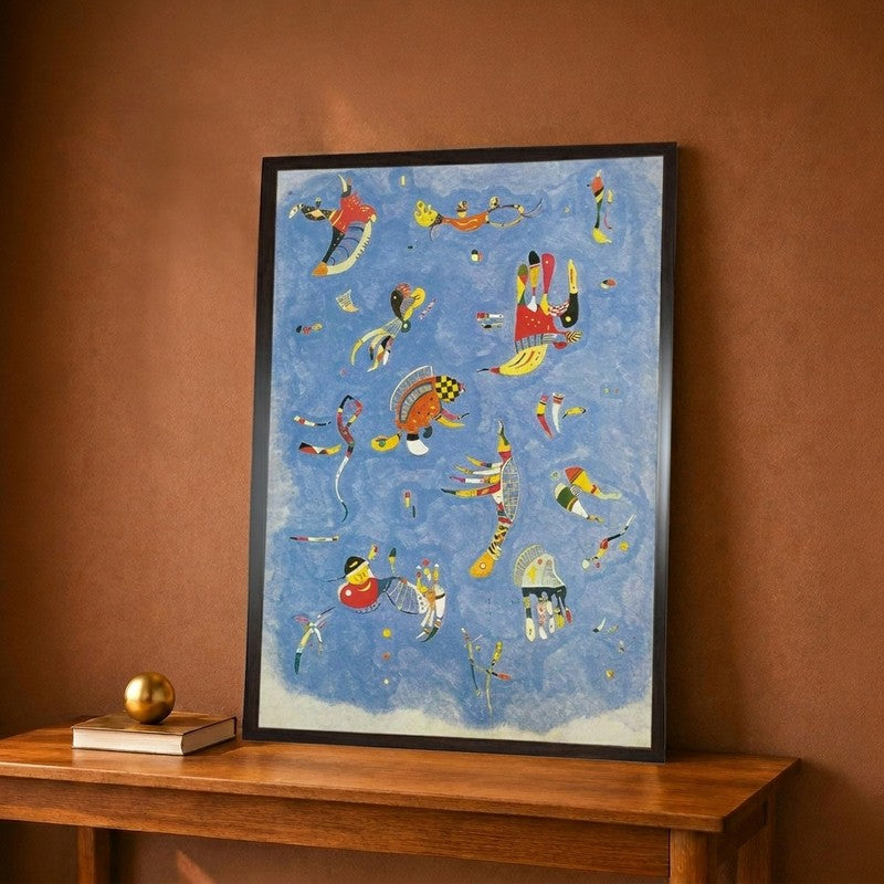 Sky Blue c.1940 Canvas Wall Painting - 24 x 32 Inches