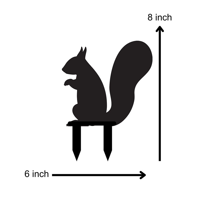 Squirrel Nibble Garden Stake - Set Of Three media 6