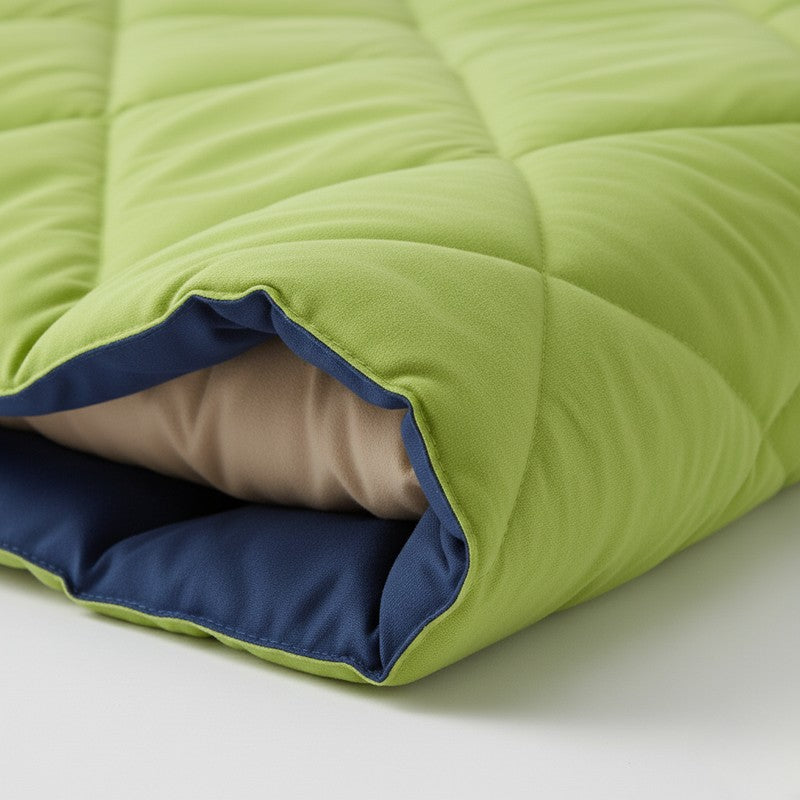 Aurelia Reversible Comforter (Blue & Green) - 400 GSM media 5
