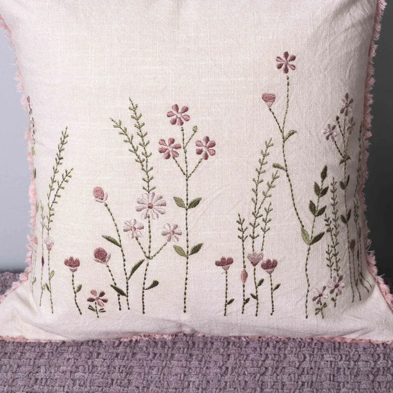 Tiny Buds Cotton Cushion Cover media 3
