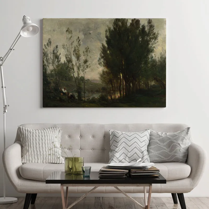 Moody Trees Wood Wall Art media 4
