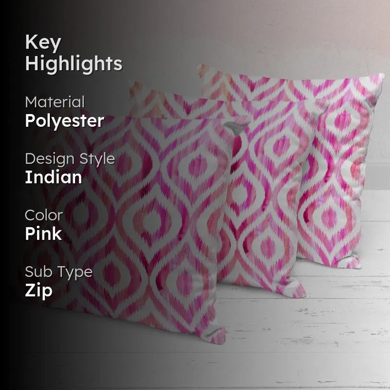 Utra Printed Cushion Cover - Set Of Three media 2