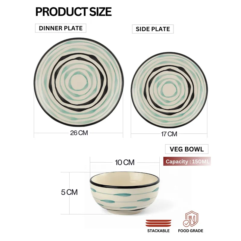 Sitara Stoneware Dinner Set - 12 Piece Set media 8