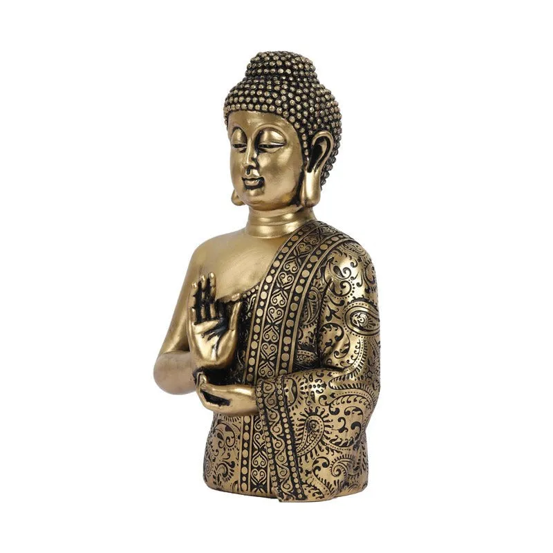 Ornate Serene Buddha Showpiece media 3