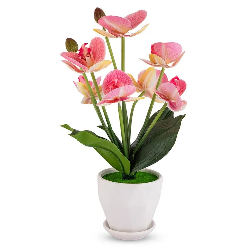 AarviDecor Peach Bloom Silk Artificial Plants media 3