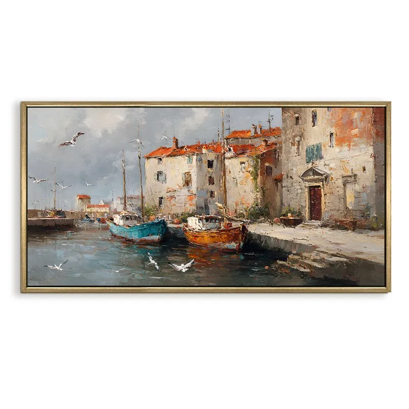 Saltwind Canvas Wall Painting With Frame media 3