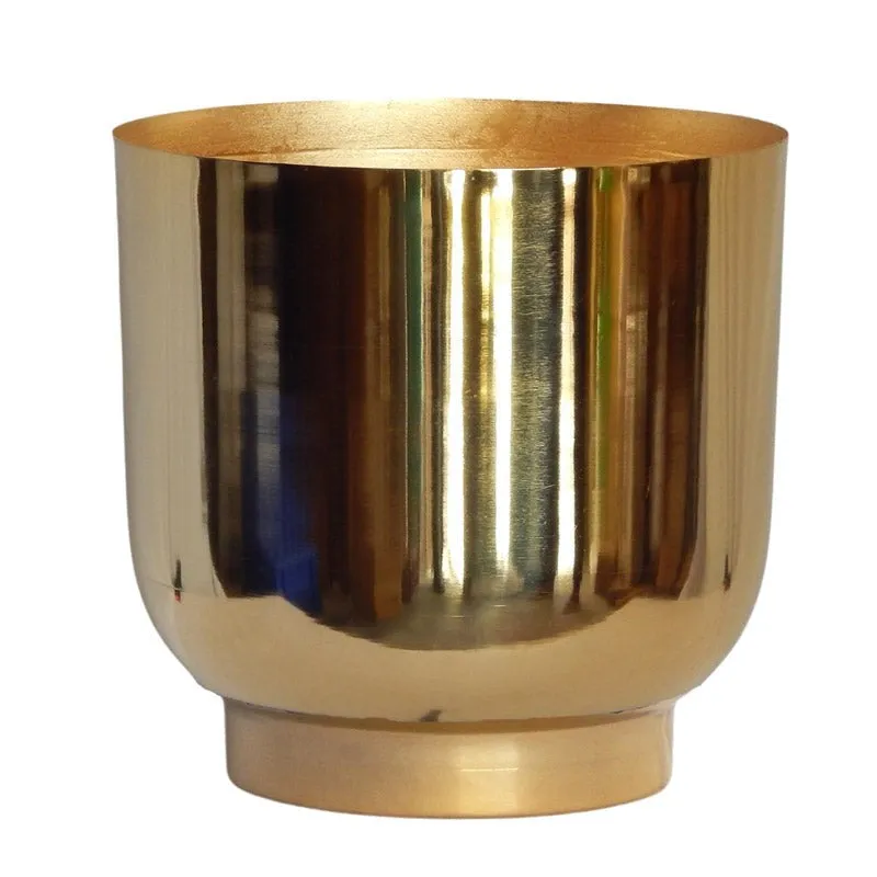 Nishma Golden Planter - Set Of Three media 7