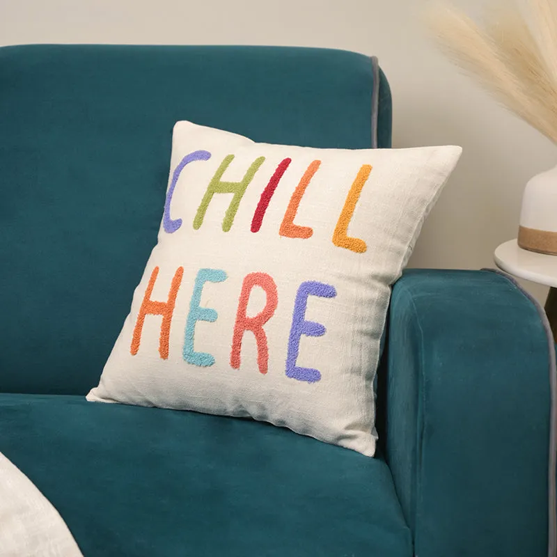 Chill Here Tufted Cushion Cover media 2