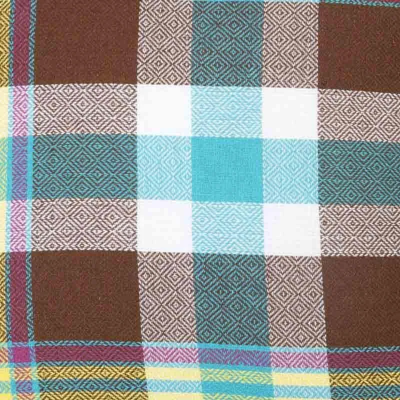 Happy Checks Cushion Cover - Blue - Set Of Five media 3